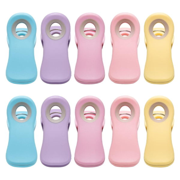 Magnetic Food Clips, with Airtight Sealing Clips, Suitable for Bread Bags, Snack Bags