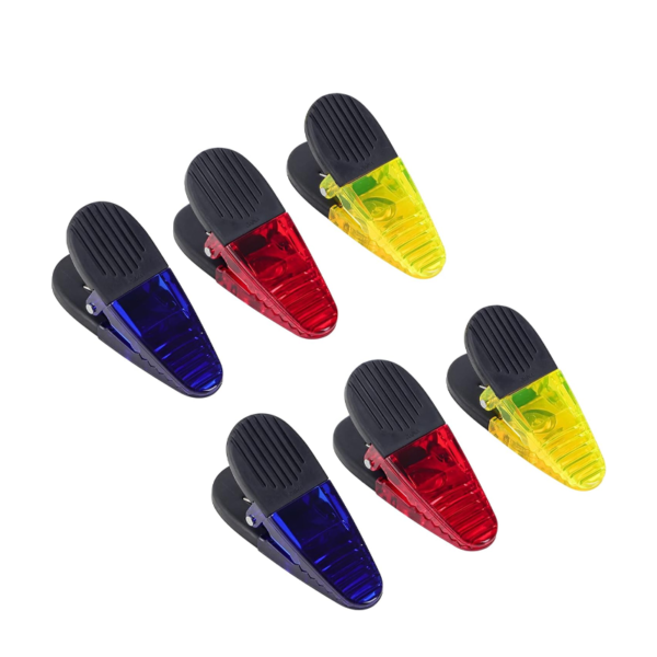 Magnetic Clips, Magnetic Paper Clips, Snack Bag Clips, Multi-purpose Clips - 6 Pack